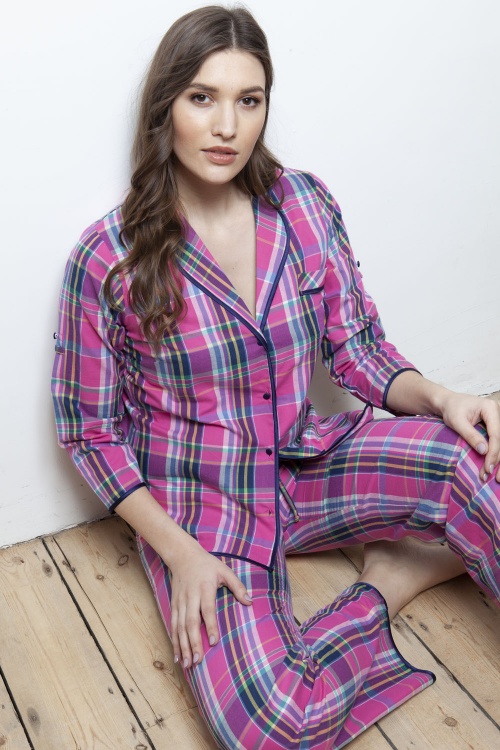 Pisa - YarnDye Check 100% Cotton Pyjamas